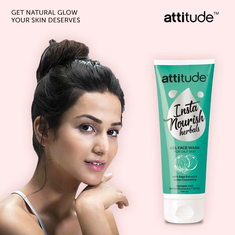 attitude™ Insta Nourish Herbals Gel Face Wash