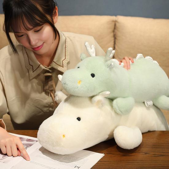 Yousheng Long Dragon Plush Pillow Soft Stuffed Animal from 70cm-140cm Cute Cuddly Backrest for Sofa Bed Cozy Hugging Companion Decor Gift for Kids