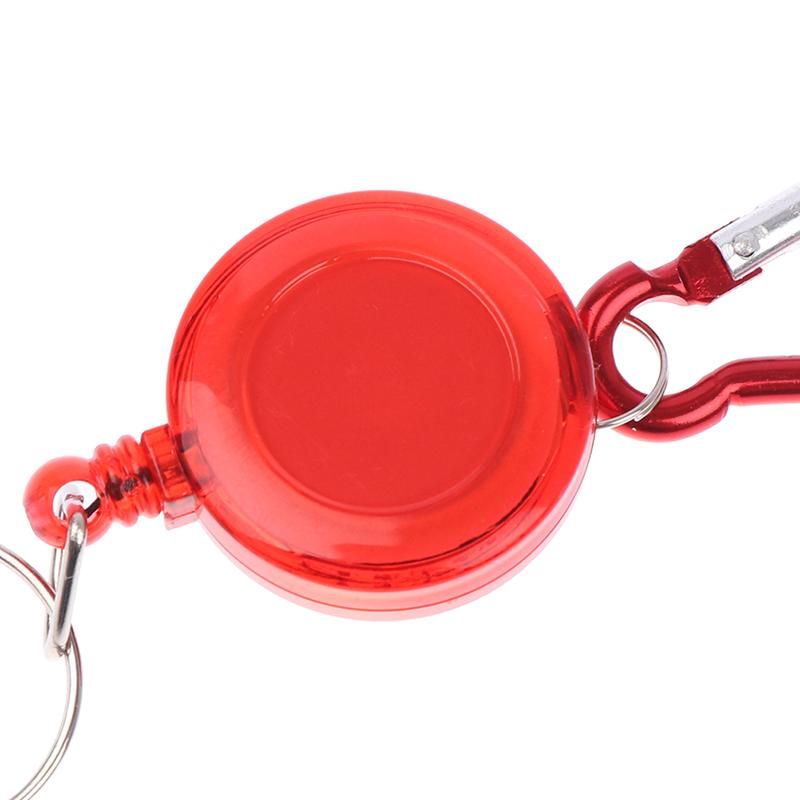 1шт выдвижной брелок для ключей карабин ски-пасс владелец телескопический брелок чёрный — фото 11