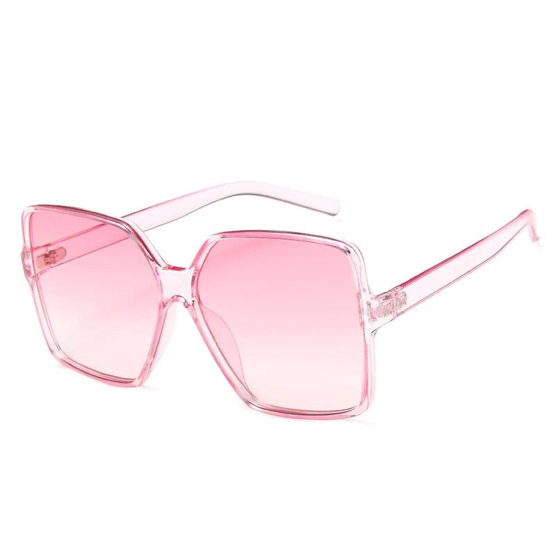 Luxury Oversized Sunglasses Women Men's Big Frame Vintage Square SunGlasses Driving Glasses Female Gafas De Sol Glasses