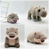 Cute Moo Deng Plush Toy Around Hippopotamus Bouncing Pig Dwarf Hippopotamus Birthday Gift Toys for Kids Home Decor