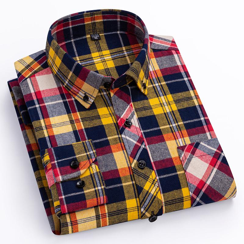 

Extra Large Size 160KG S - 11XL 100 Cotton Men s Flannel Shirts Long Sleeve Men s Flannel Shirts Long Sleeve Big and Tall 54