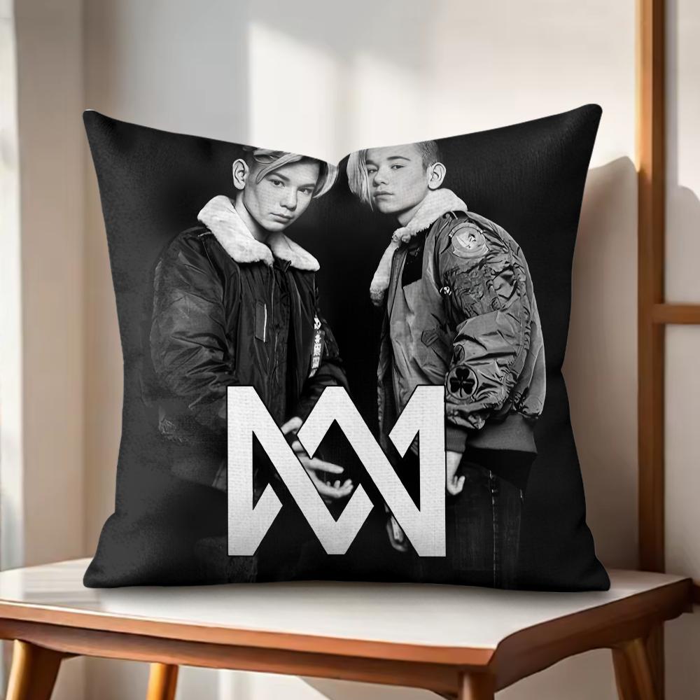 MMarcus and MMartinus Cushion Cover Natural Linen Organic Fabric DoubleSided Printing Couch Pillow Covers Home Decor