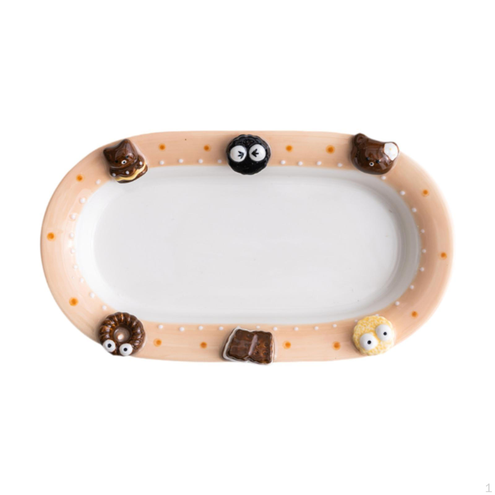 

-Обеденная тарелка, десерт с мультяшным дизайном, поднос для стейков, подарок на новоселье, тарелка для фруктового торта oval