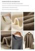 Autumn/Winter Women's 30% Cashmere Loose Knit Five-Sleeve Top