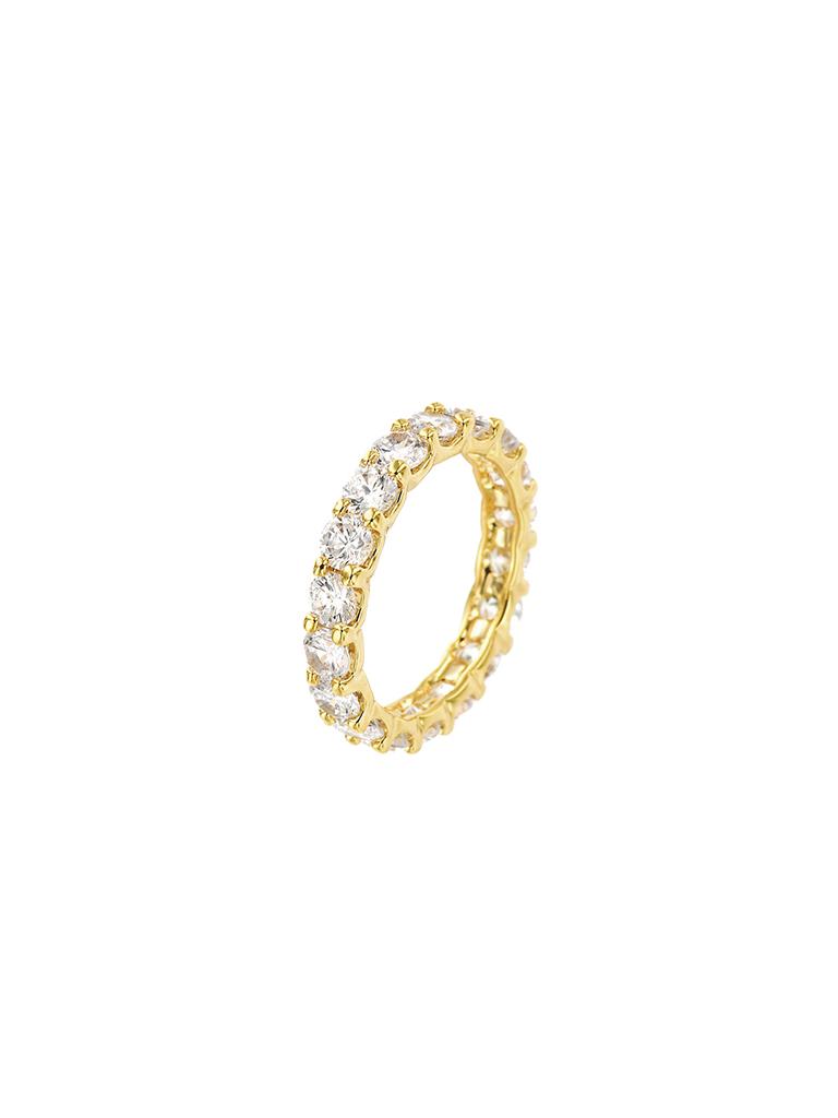 Macier 3.5Mm Prong Setting Tennis Ring (Gold)