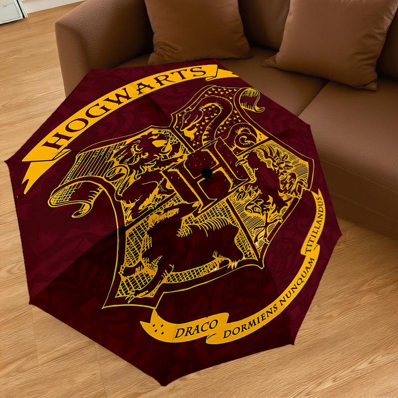 1PC Warner Hogwarts Draco Automatic Open/Close Umbrella with Windproof, 13-Rib Sturdy Canopy, Durable Ribs1230A