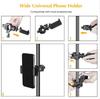 Accessori per la fotografia Supporto universale per telefono cellulare Supporto girevole a 360 gradi Treppiede Monopiede Morsetto Clip per streaming live
