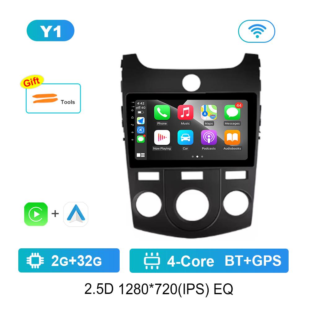 

Система Android 9 для KIA Cerato 2008 - 2014 Автомобильный радиоприемник Мультимедийный проигрыватель Navi GPS WiFi IPS Экран 4G Головное устройство Вентилятор охлаждения