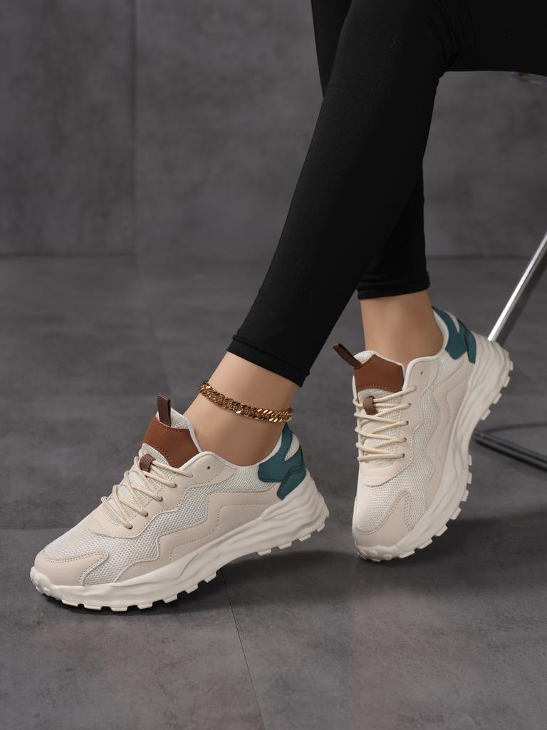 Women's Walking Shoes Soft Bottom Non-slip Mom Sneakers Breathable Net Shoes Fashion Casual Single Shoes