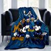 1pc. Disney Characters Plush Blanket - Cute Mickey Mouse, Minnie Mouse, Donald Duck, Goofy, Pluto - Soft Throw Blanket for Home Office Outdoor Gift