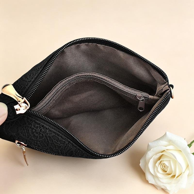 Versatile Multi-color Wrist Clutch Bag Women's Light and Thin Portable Mobile Phone Change Storage Bag Casual Bag