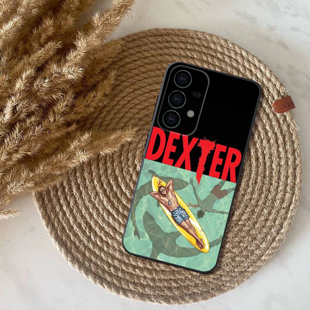 Phone Case For Samsung S25,S24,S21,S22,S23,S30,Ultra,S20,Plus,Fe,Lite,Note,10,9,5G D-Dexter Morgan Black Cover