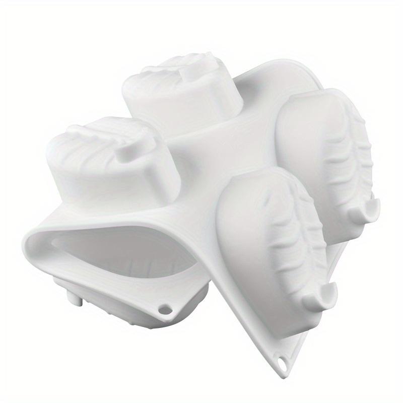 Soap Molds 3D Silicone Mold Soap Mould Silicone Mold Tools 6 Cavity Leaf Shape Soap Making Supplies DIY Handmade