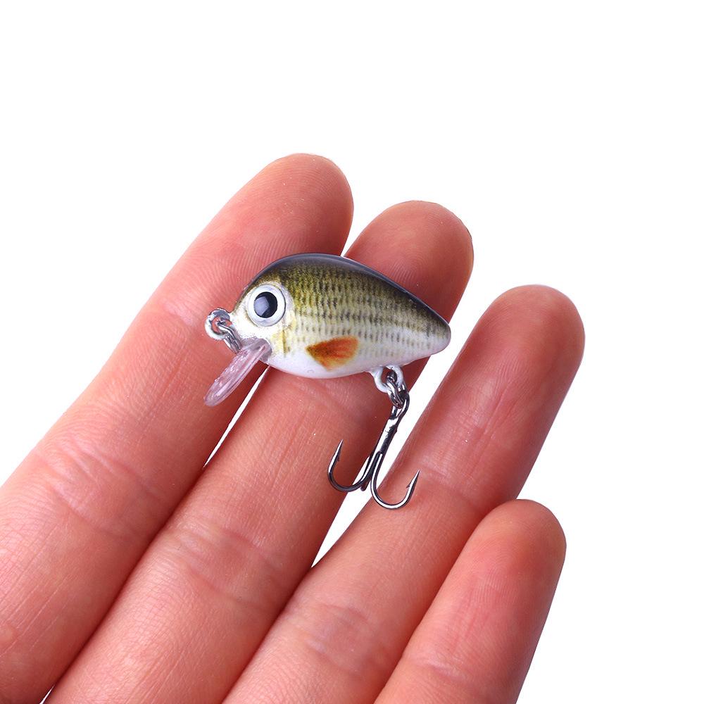 Mikro Köder 1.5G Mini Chubby Köder Set - Künstlicher Fischköder für Angelausrüstung