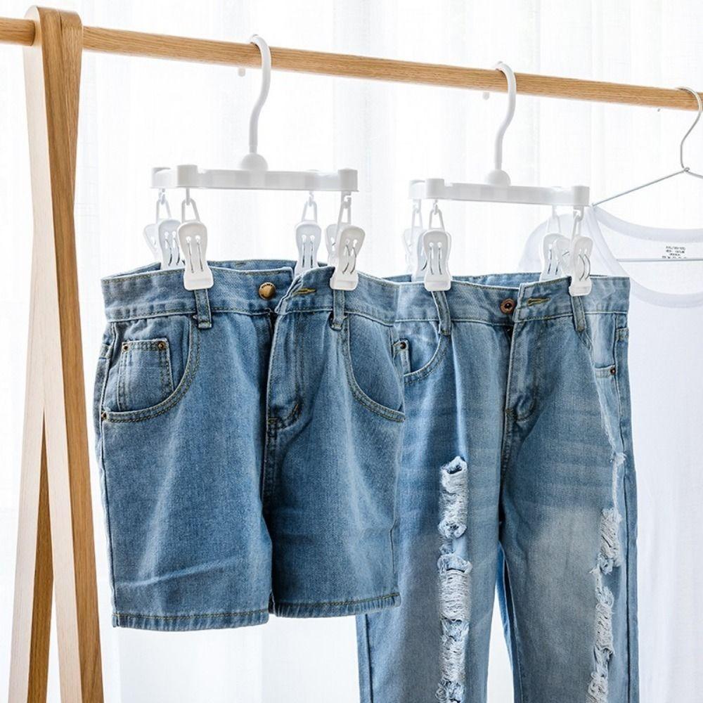 Quick Drying Underwear Drying Rack Efficient Garment Hanger H Shaped Trouser Hanger  for Home