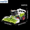 Farmer Series Truck MOC Building Blocks Tractor/Cultivator/Harvester Vehicle Boys Assembly Cars Model Bricks Toys Holiday Gifts