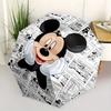 Disney Mickey Mouse,Comic Strip Manual Opening and Closing Umbrella, 45-Rib Reinforced Folding Design, Lightweight