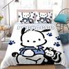 Kawaii P-Pochacco Duvet Cover Set Home Style Bedding Soft Laundry Cotton Bed 3 Piece Set Student Dormitory Gift