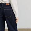 Chuyu Women's 2025 Fall Split-Line Cuffed Wide-Leg Jeans