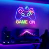 Gaming Neon Light Wall Decor for Game Room 35.8x33cm LED Atmosphere Lamp Controller Shape