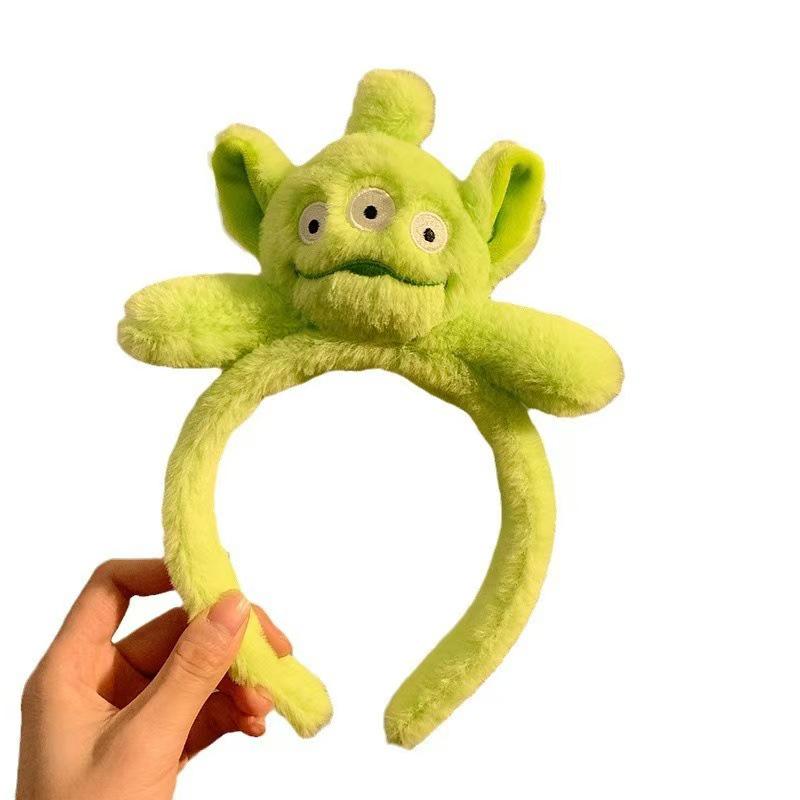 Hai Chao Jewelry Cartoon Three-Eyed Alien Headband - Halloween & Christmas Funny Hair Accessory