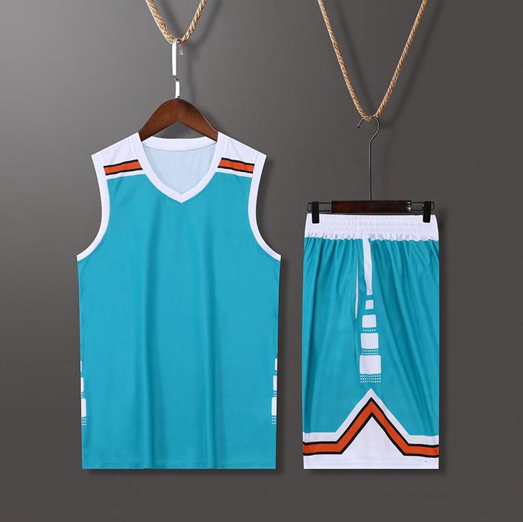 Basketball Jersey Sports Suit College Student Game Jersey Children'S Training Jersey Boys Summer Jersey Digital Printing
