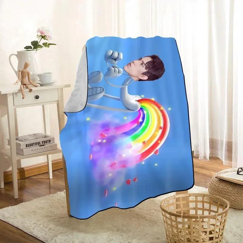 New Arrival Singer Dimash Blanket Throw On Home/Sofa/Bedding Portable Adult Travel Cover Blanket 0929p