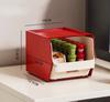 Office Desktop Storage Box Organizer Kitchen Clear Drawer Tea Bag Storage Container Capsule Coffee Instant Milk Tea Storage Rack