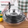 LijiuHong 36cm Divided Stainless Steel Hot Pot