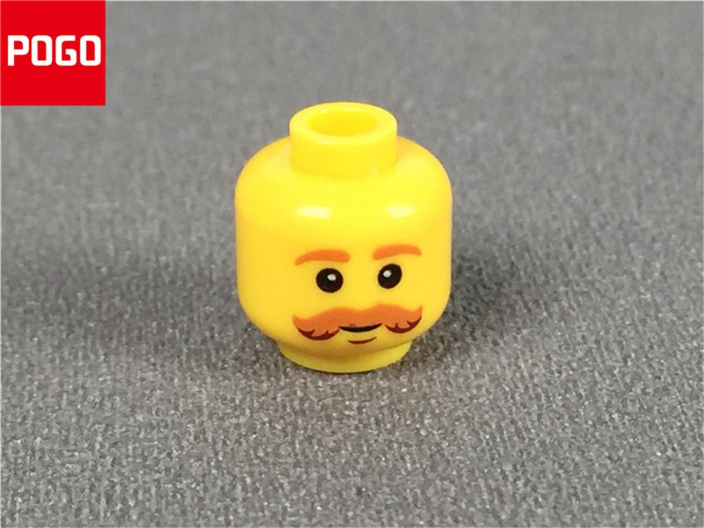 10pcs/lot MOC Bricks Male and Female Figure Head Face Expression DIY Compatible Mini Dolls Building Blocks Toys for Kids Gifts