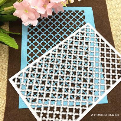 Cross Net Rectangle Cutting Dies Metal Stencil DIY Scrapbooking Album Card Embossing Craft Die Cut Frame