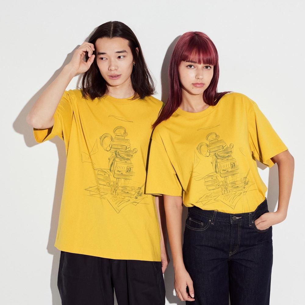 

UNIQLO JAPAN Mickey Stans UT Графическая футболка с короткими рукавами, стандартный крой