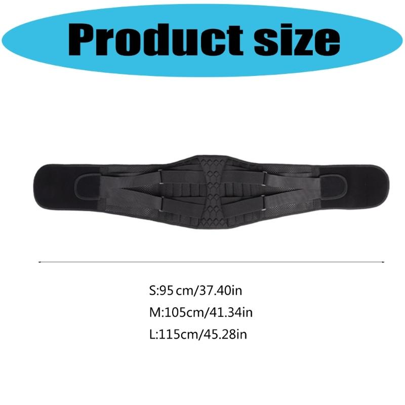 Elastic Back Brace With Enhanceds Lumbar Support Adjustable Waist Trimmer Belt For Gym Office Use And Travel