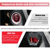 Car Engine Start/Stop Button Cover, Zinc Alloy Car Push Button Start Cover Car Power Control Trim, Universal Key Ignition Switch Protective Cover for