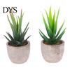 Lawn Ornaments Artificial Bonsai Charming Fake Potted Tequila Plant Garden Figurines for Park Decoration