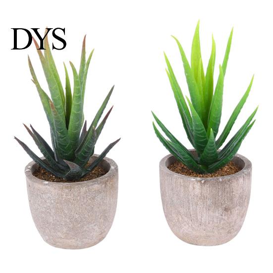 Lawn Ornaments Artificial Bonsai Charming Fake Potted Tequila Plant Garden Figurines for Park Decoration