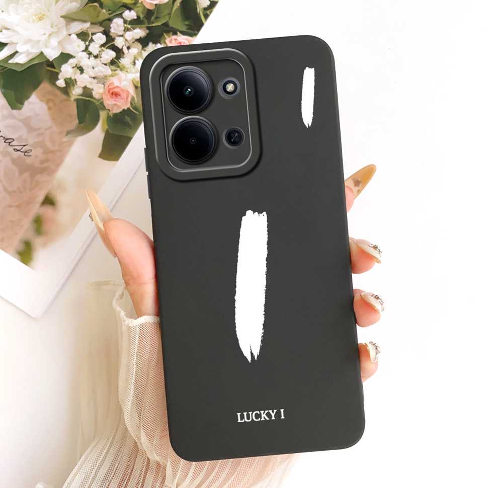 For Xiaomi Redmi 15C 5G Case Cover Lucky Letters Phone Case For Xiaomi Redmi 15C 15 C Redmi15C Redmi15 4G 5G Soft Fundas