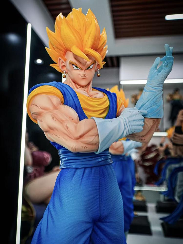 50cm Dragon Ball Jt2 Double King Bejit Gogeta Gk Hand-Made Model Secondary Peripheral Statue Ornaments Collection Toys And Gift Round Sensory