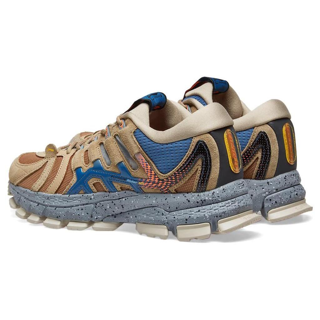 Li Ning Non slip Lightweight Low top Casual Running Shoes Men's Blue Brown New York Fashion Week Runway ARZP007-1