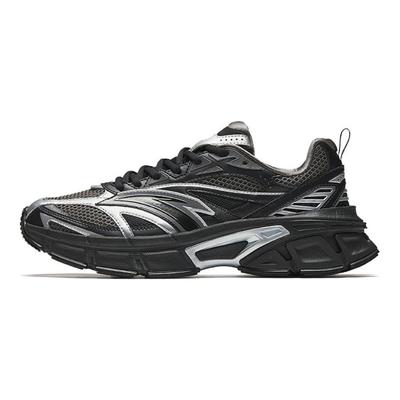 Comfortable Versatile Shock Absorbing Non-Slip Low-Top Casual Shoes Men Sneaker Black Silver Gray 112518895-3