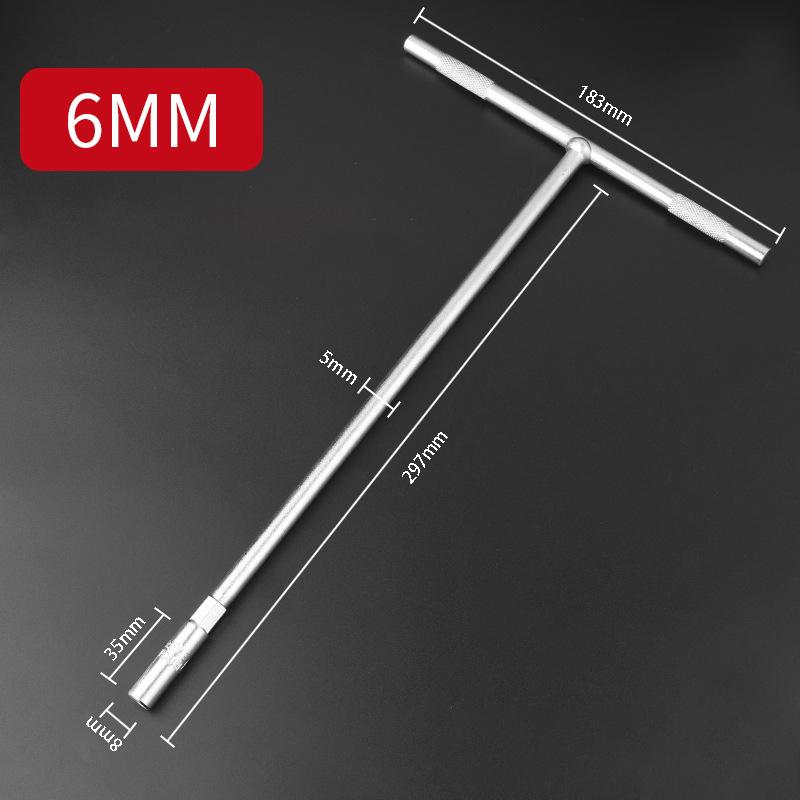 

6-19 мм Т-образный торцевой ключ Механический отверточный ремонтный набор торцевых головок Автомобильные механические инструменты для мастерской Шестигранный ключ Ручные инструменты Гаечный ключ