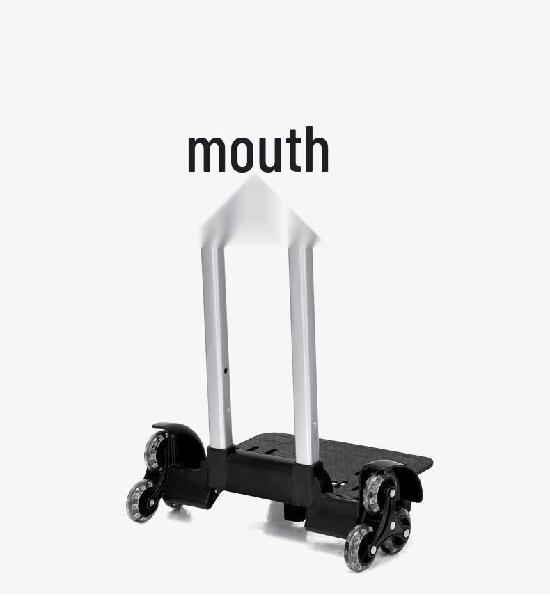 Elementary School Backpack Trolley Accessories: Frame & Wheels