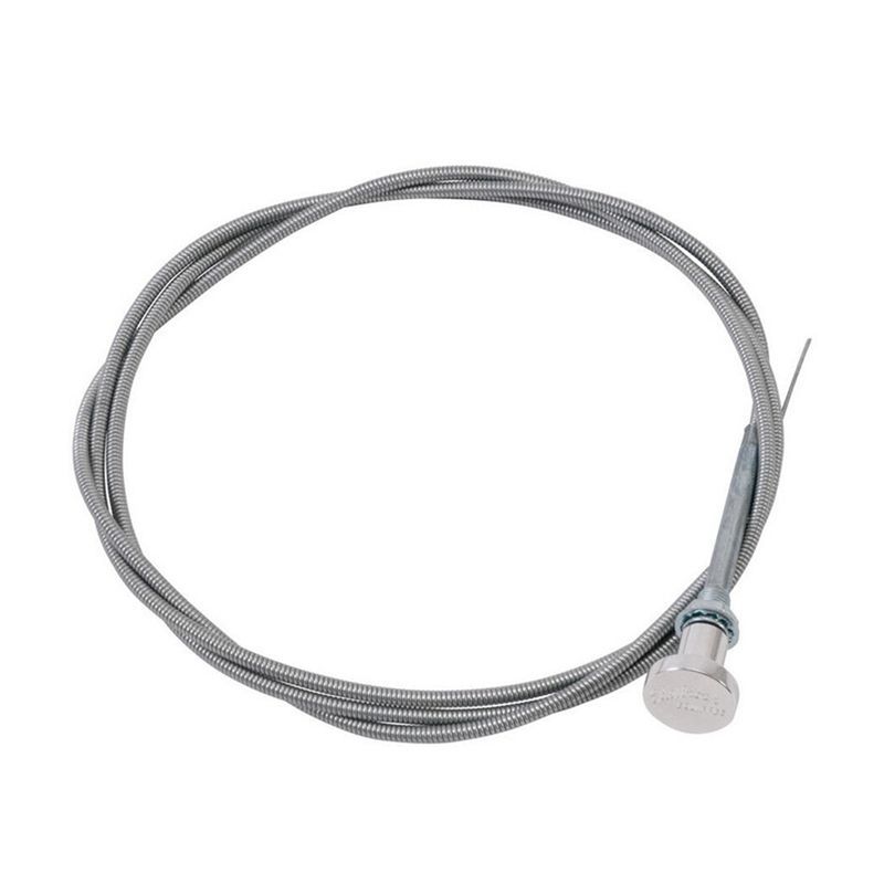2X Chrome Universal 6 Ft Carb Carburetor Choke Cable Push Pull Choke Throttle Cable For Hot Rat Rod Holley Edelbrock