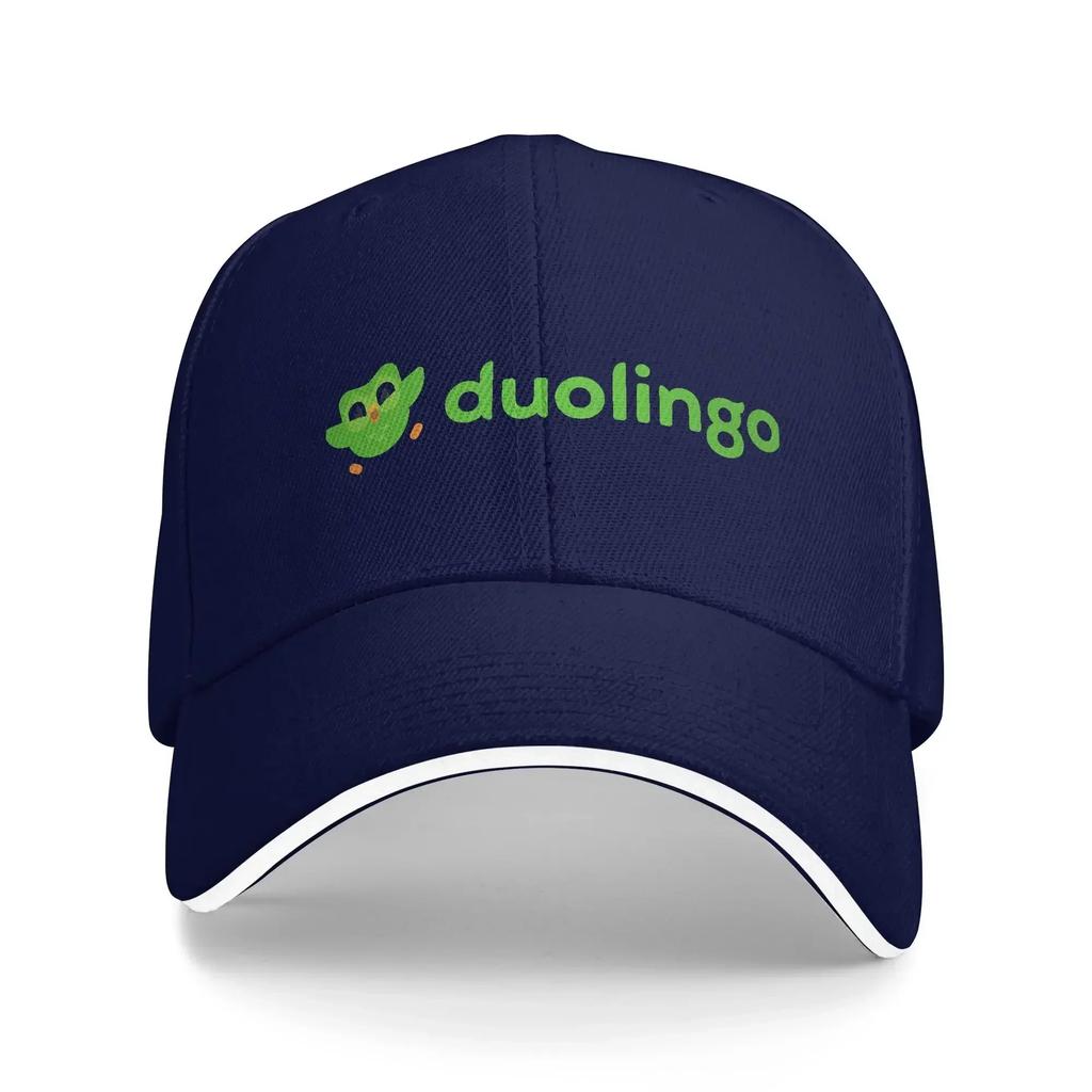 Duolingo Baseball Cap Accessories Vintage Trucker Hat For Unisex Casual Headewear Adjustable