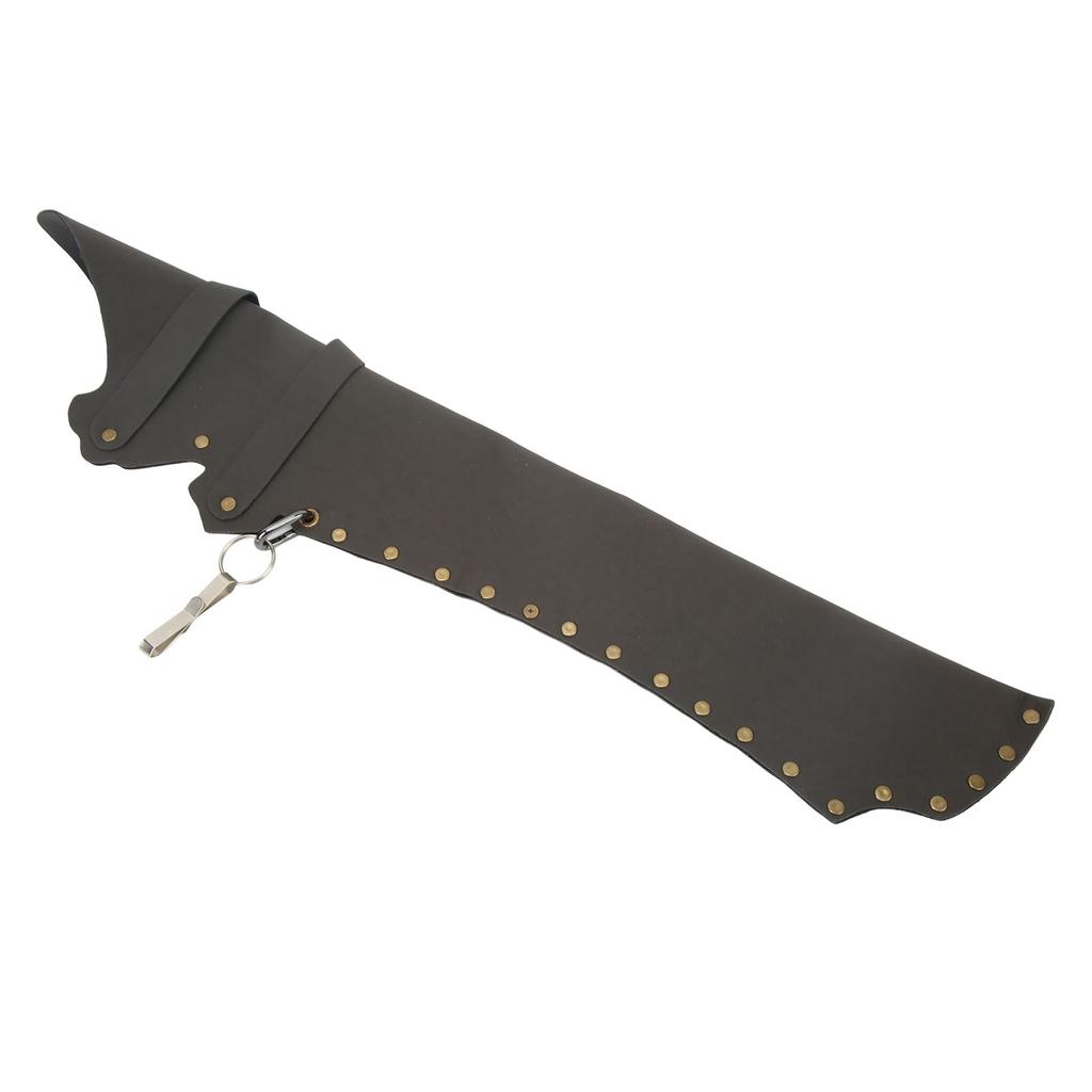 Archery Back Quiver Holder Waist Mounted PU Storage Bag for Recurve Bow Compound Pulley Bow Archery Equipment