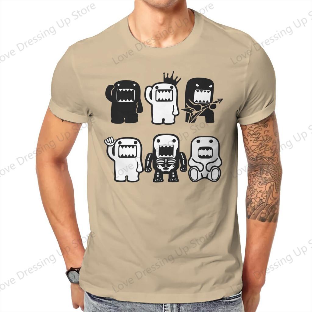 Domo Kun Anime Funny T Shirt Harajuku Alternative Unisexs Tshirt Cotton Short Sleeve