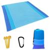Oversized Beach Towel Mat Sand Free Beach Wind Proof Waterproof Picnic Blankets Beach Mat Oversized Pocket Picnic 4 Anchor