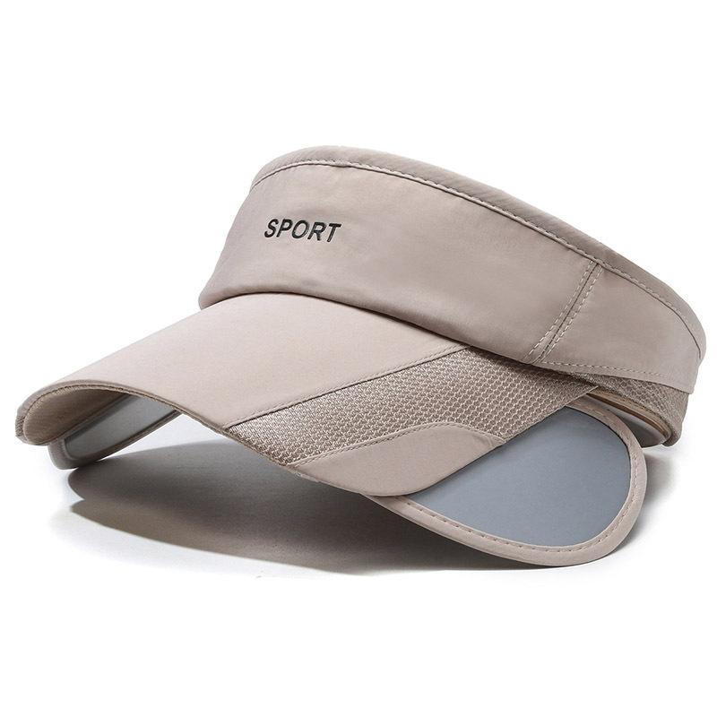 Empty top hat men's sunscreen hat outdoor sports summer sunshade UV protection sun hat new women show small face