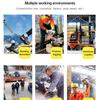 Rotating Buttons Work Boots Men Steel Toe Shoes Safety Boots Puncture-Proof Protective Shoes Waterproof Indestructible Shoes New